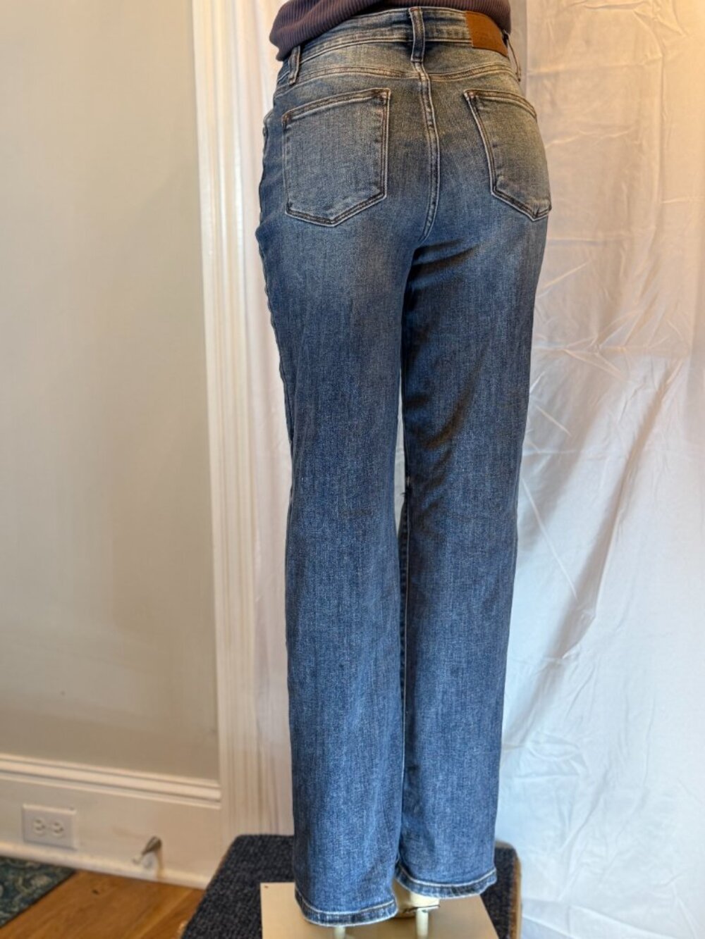 Judy Blue Stretch Denim Ripped Dad Jeans Women's 7/28 - Picture 3 of 5